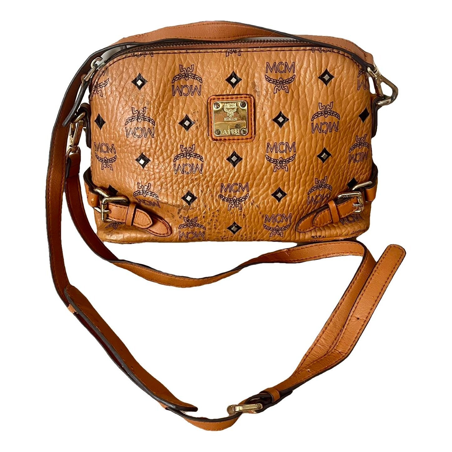 Leather crossbody bag
