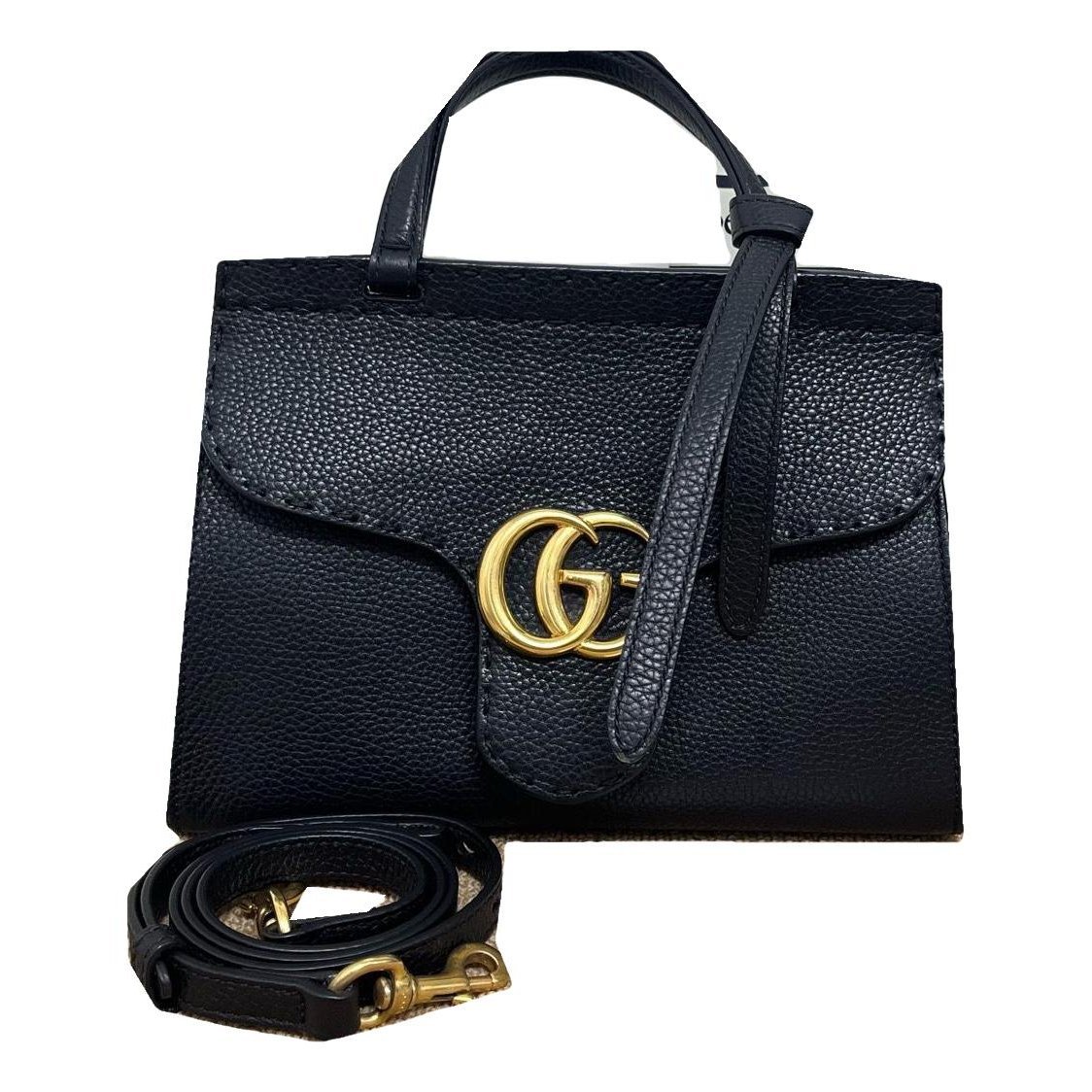 GG Marmont Flap leather handbag