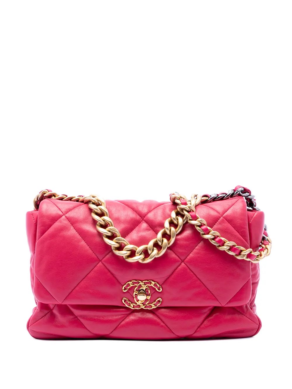 2019 Large Lambskin 19 Flap satchel