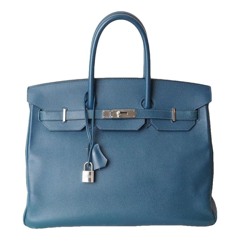 Birkin 35 leather handbag