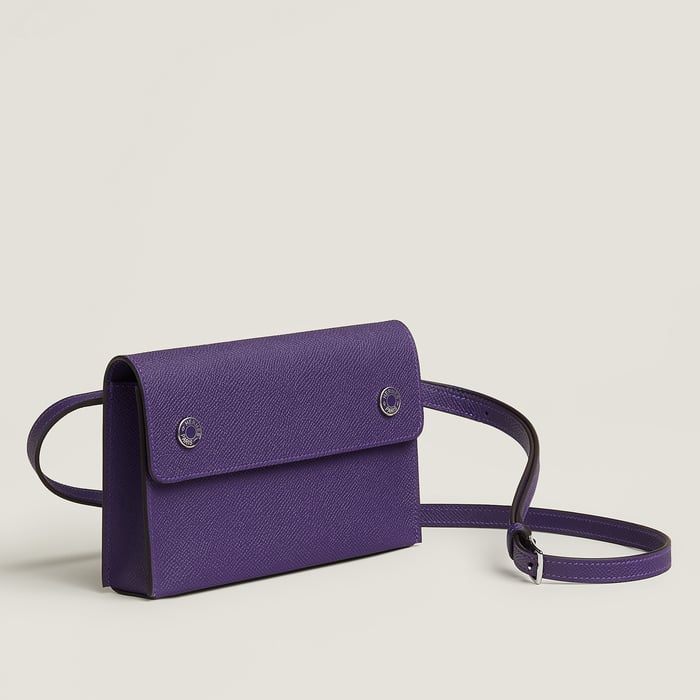 Purple Hermèsnap Wallet