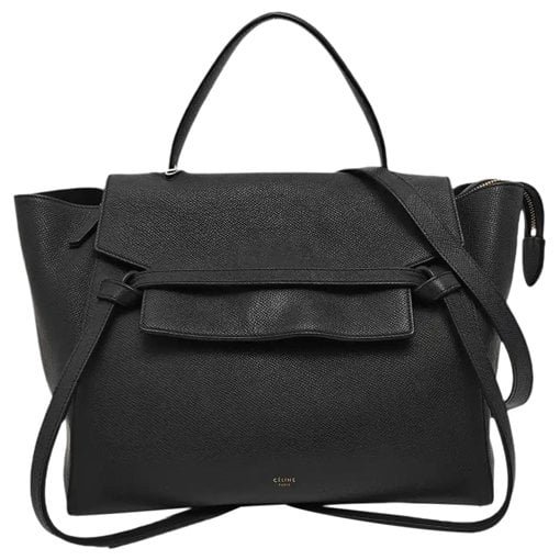 Belt leather handbag