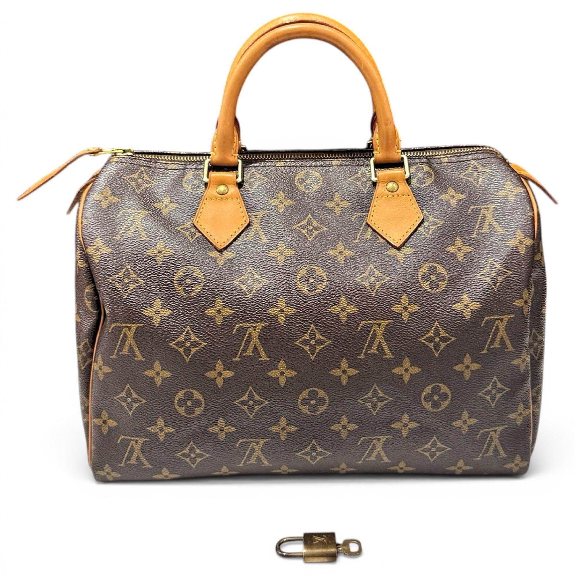 Speedy leather handbag