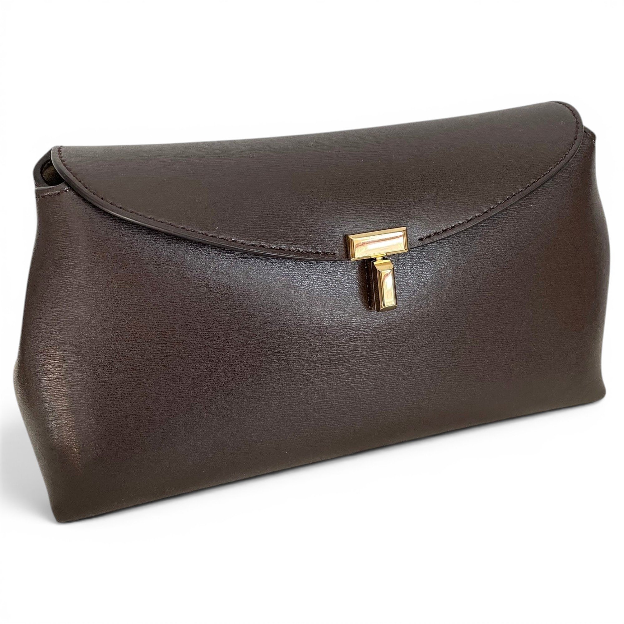Toteme T-Lock leather handbag