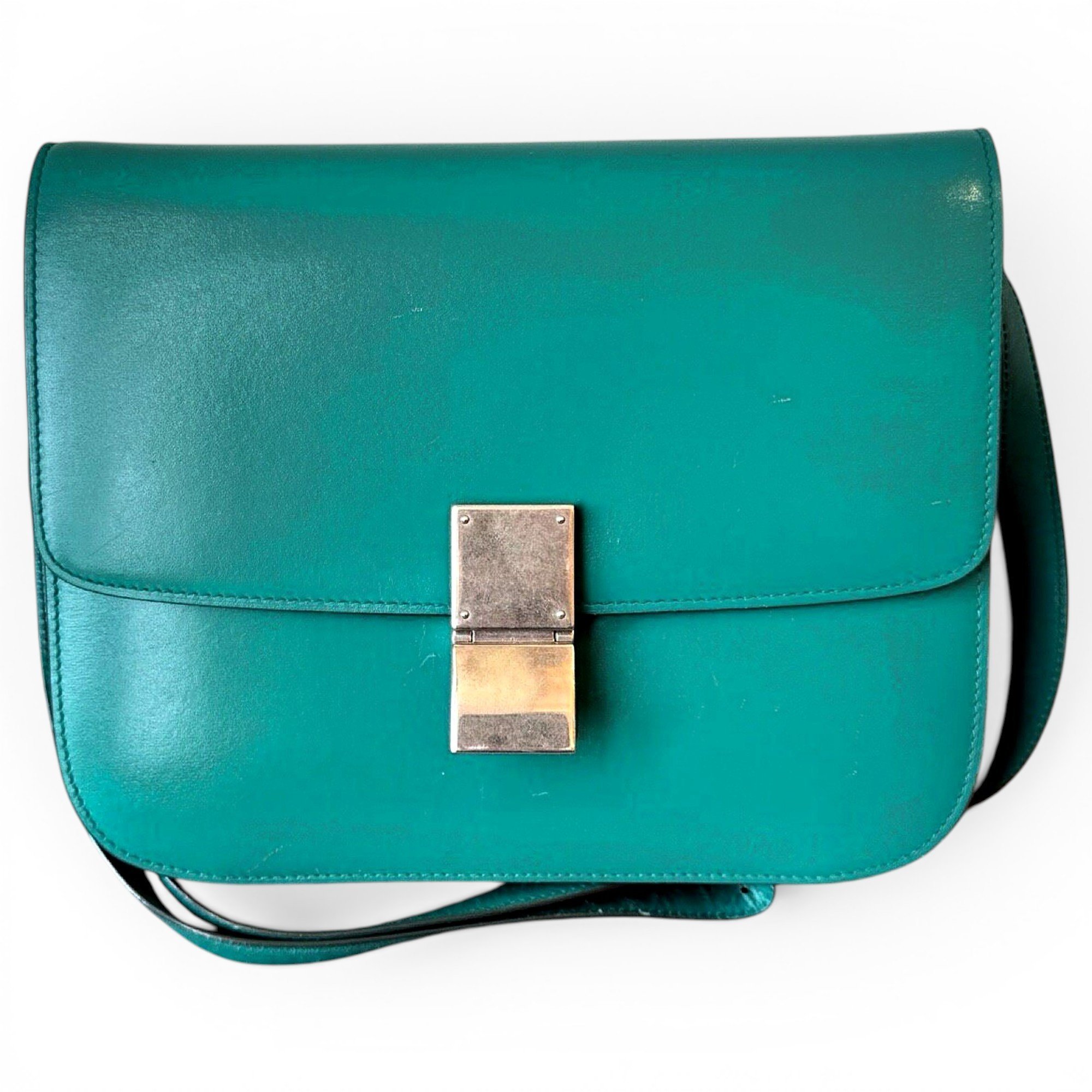 Classic leather handbag