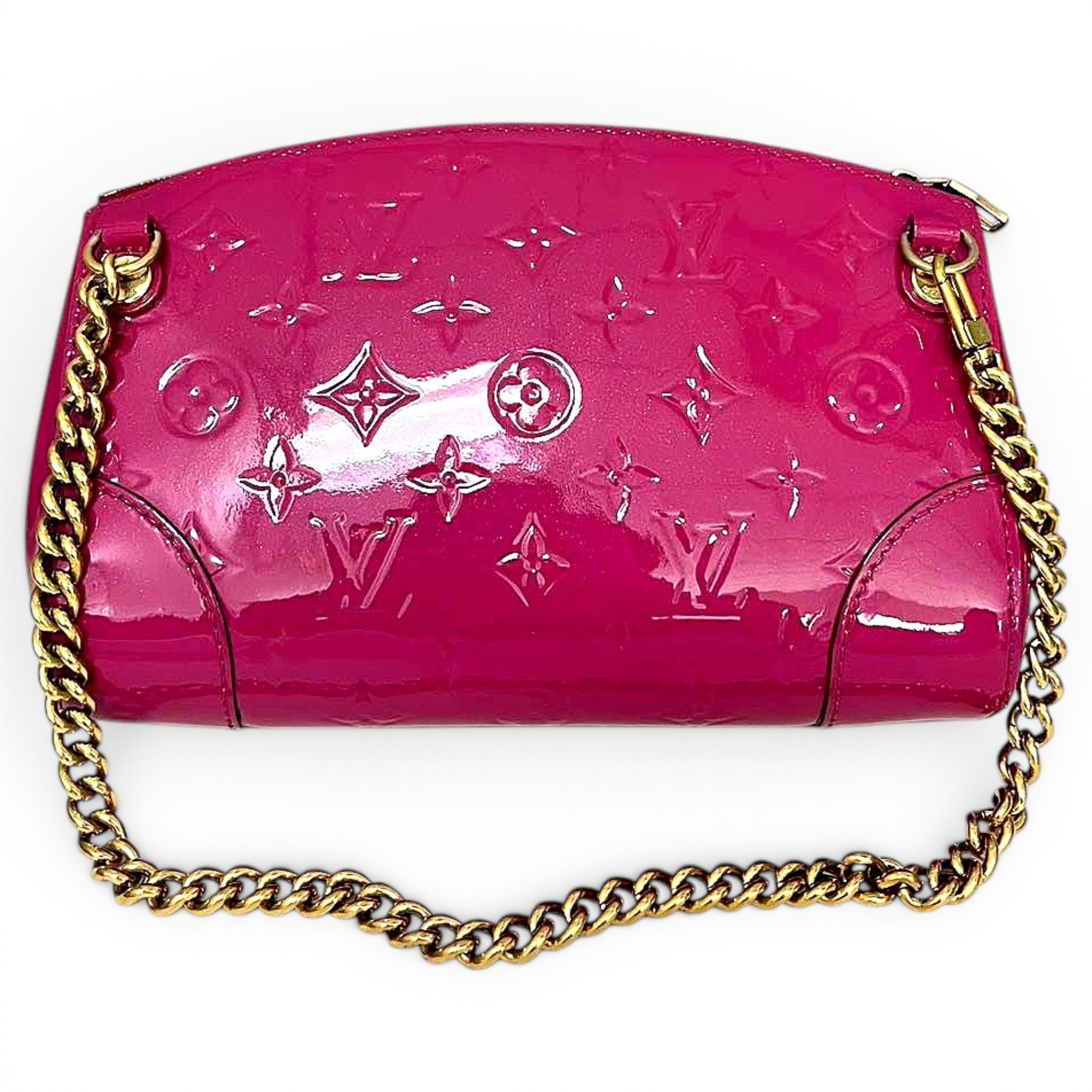 Patent leather handbag