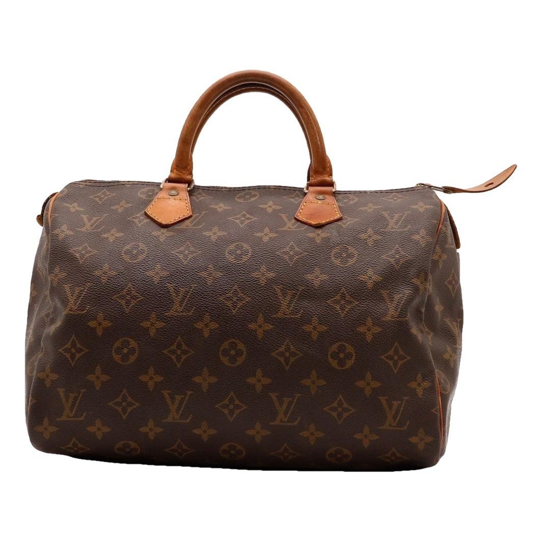 Speedy leather handbag