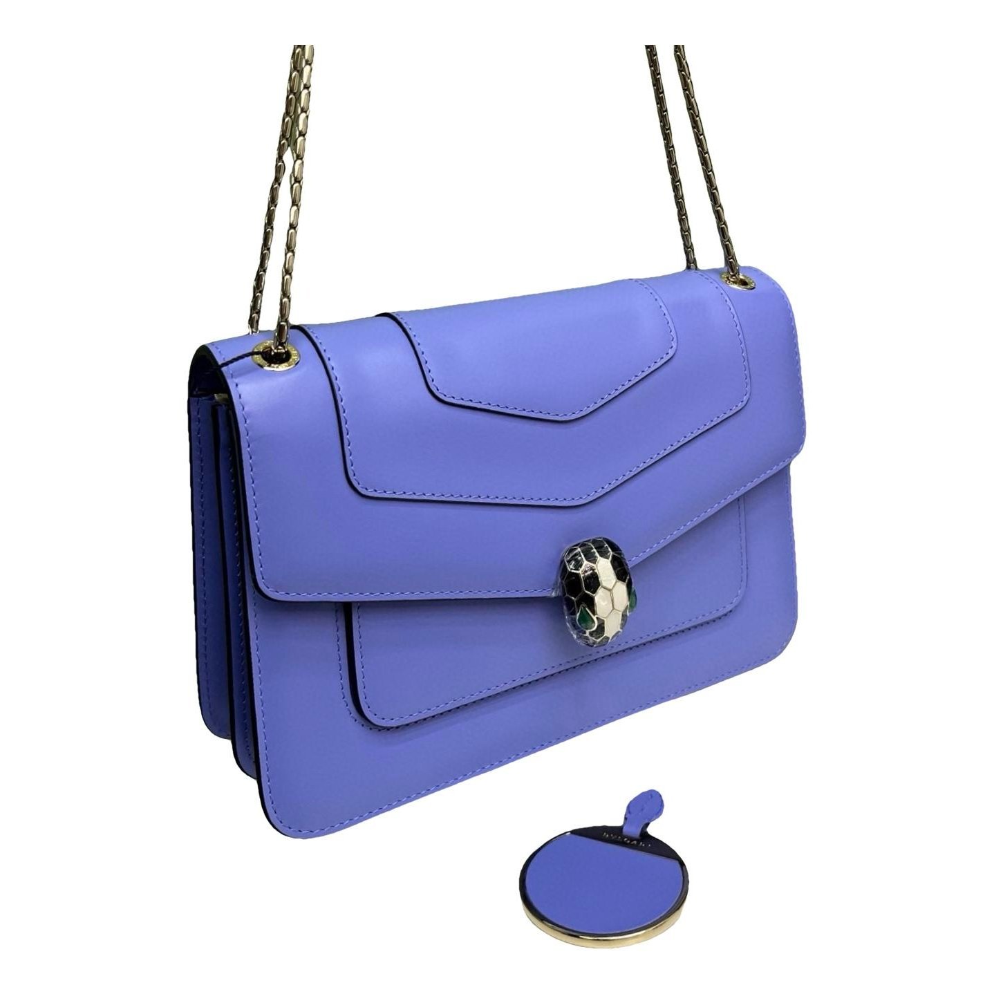 Serpenti leather handbag