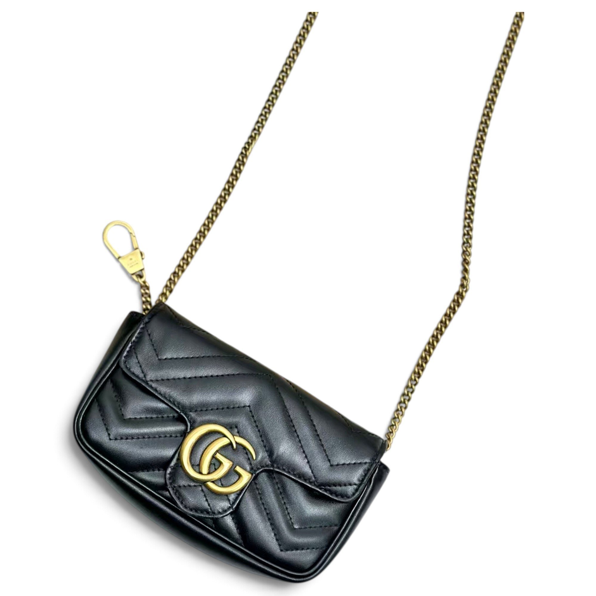 GG Marmont Flap leather handbag