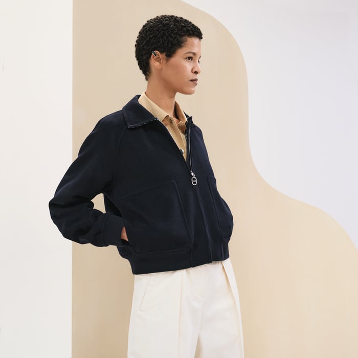 Bleu Marine "Chaine d'Ancre" Jacket