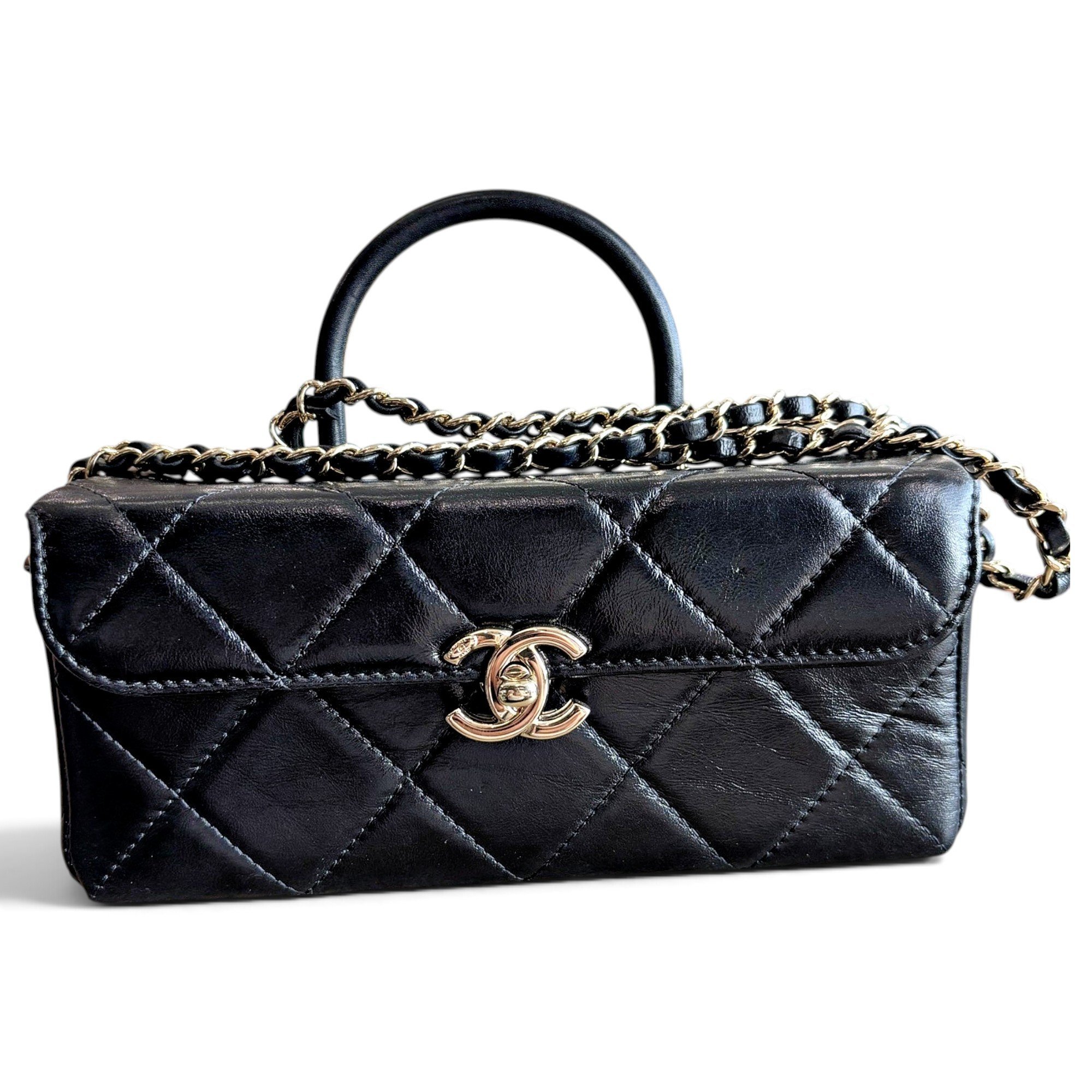 Leather handbag