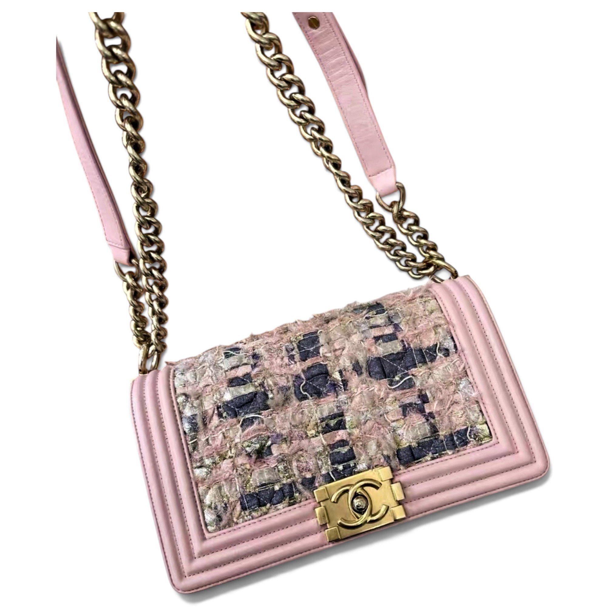 Boy tweed crossbody bag