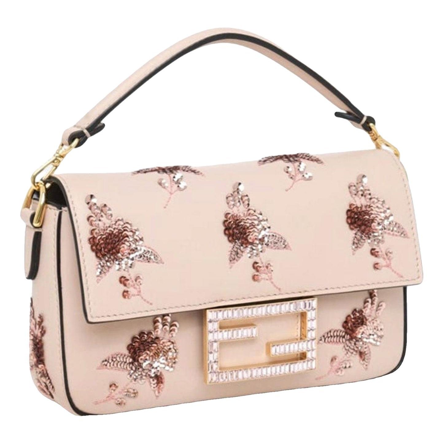 Baguette leather handbag