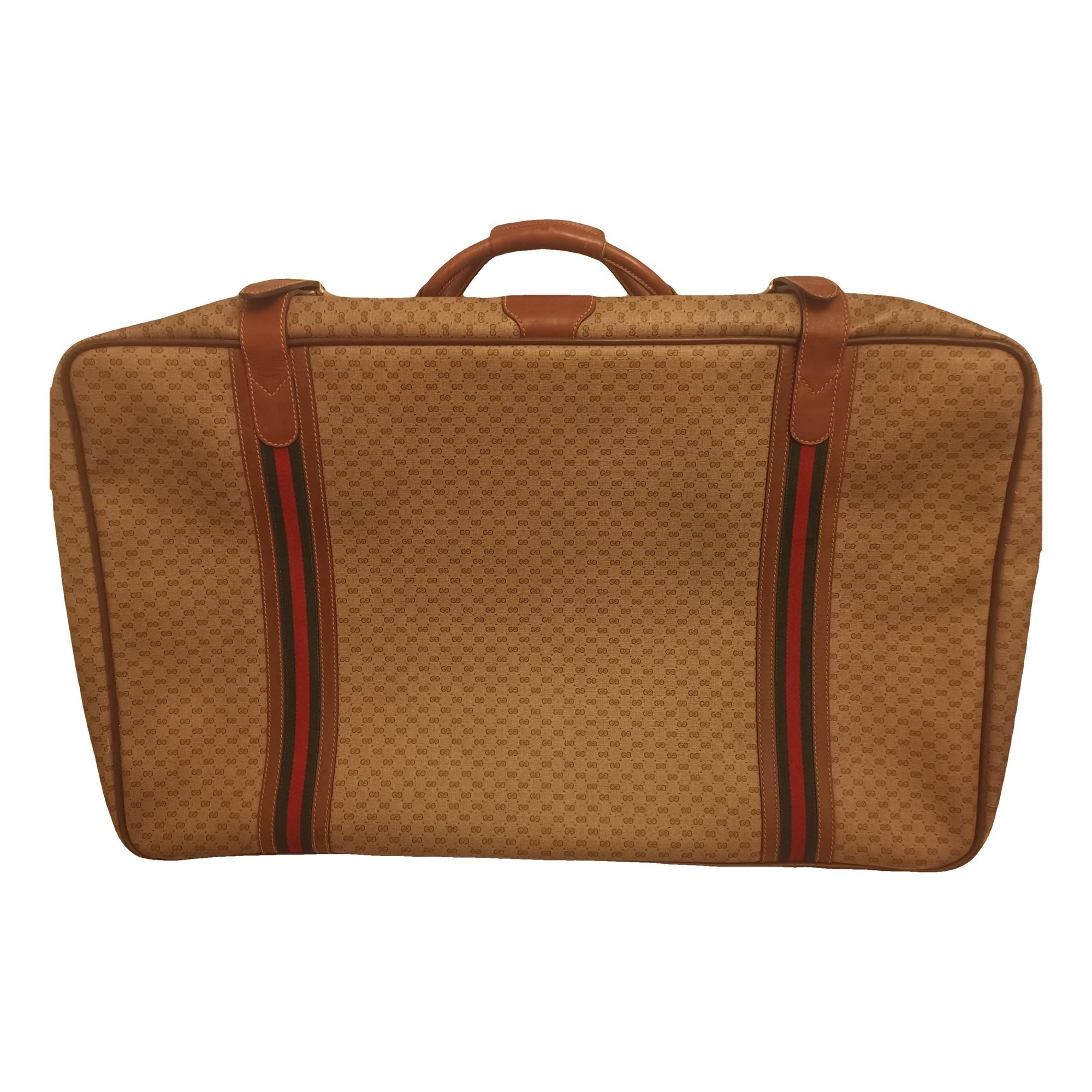 Leather travel bag
