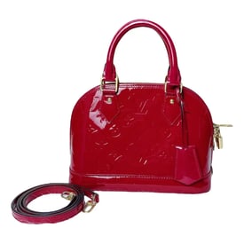 Louis Vuitton Alma BB patent leather handbag