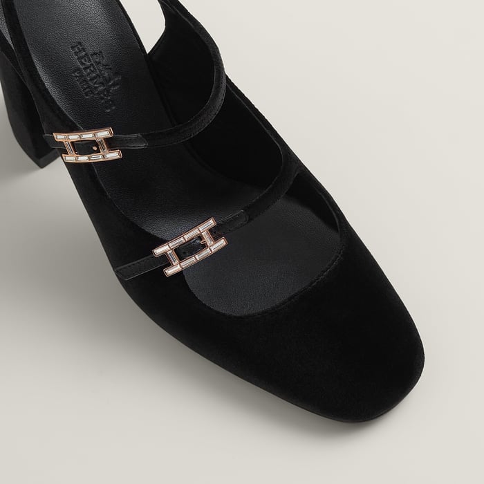 Noir Jackie 90 Pump