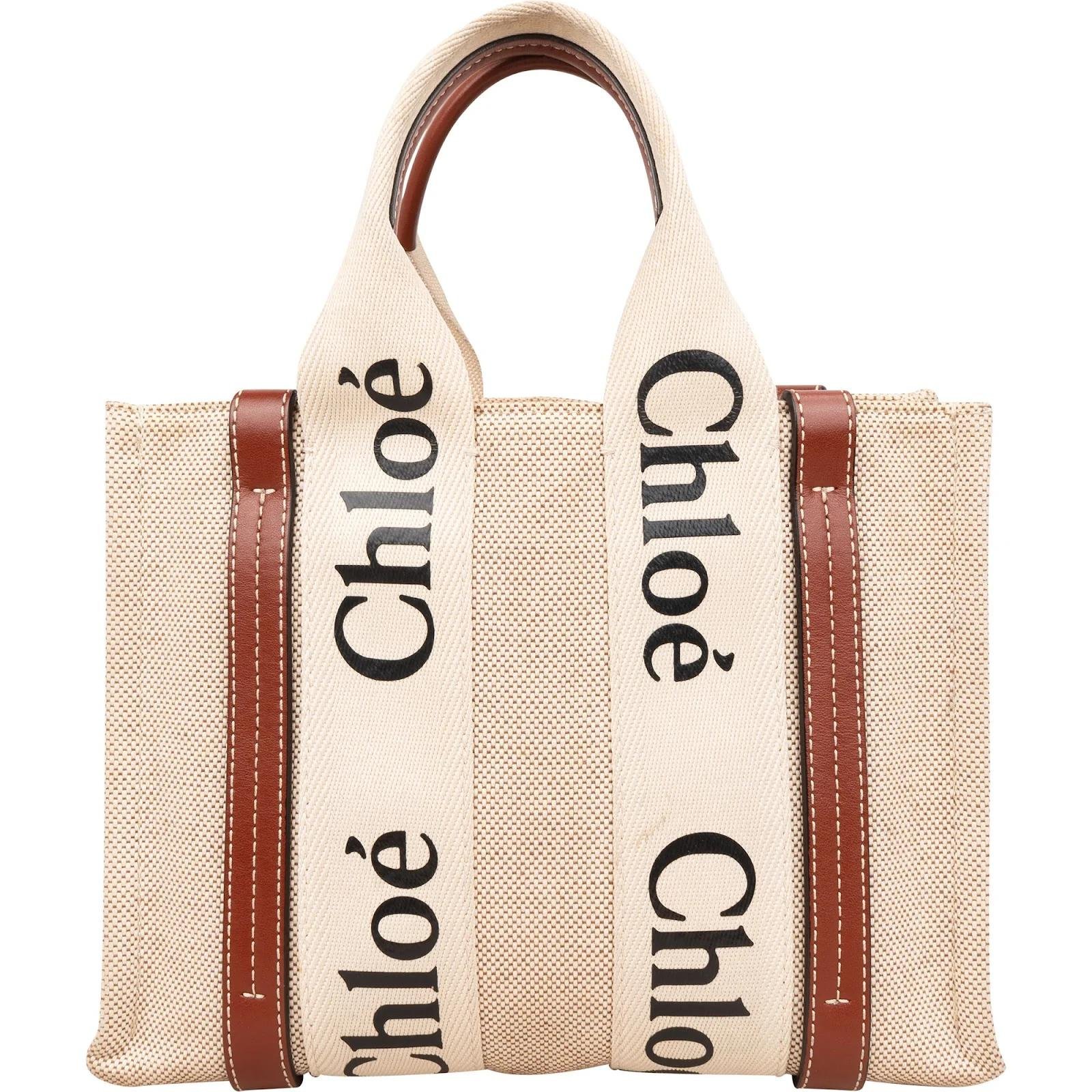 Woody leather handbag