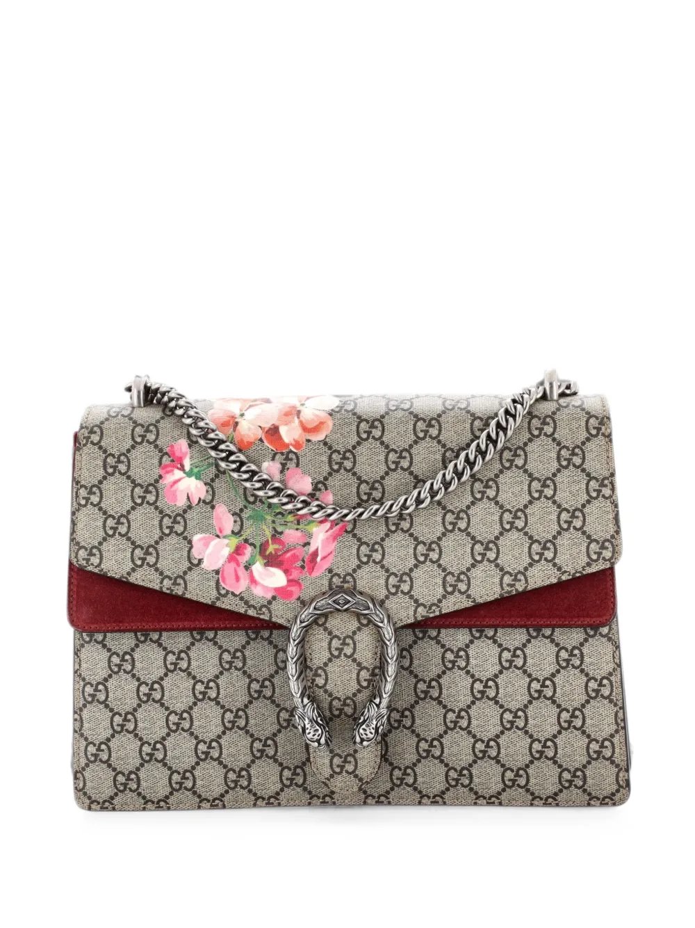 Dionysus Bag Blooms Print GG Coated Canvas Medium shoulder bag