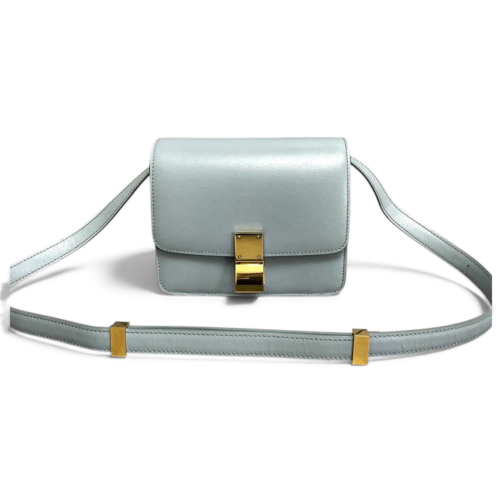 Classic leather crossbody bag