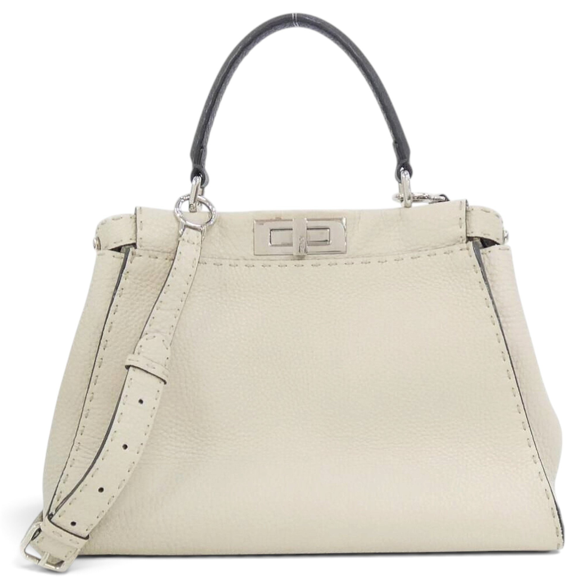 Peekaboo leather handbag