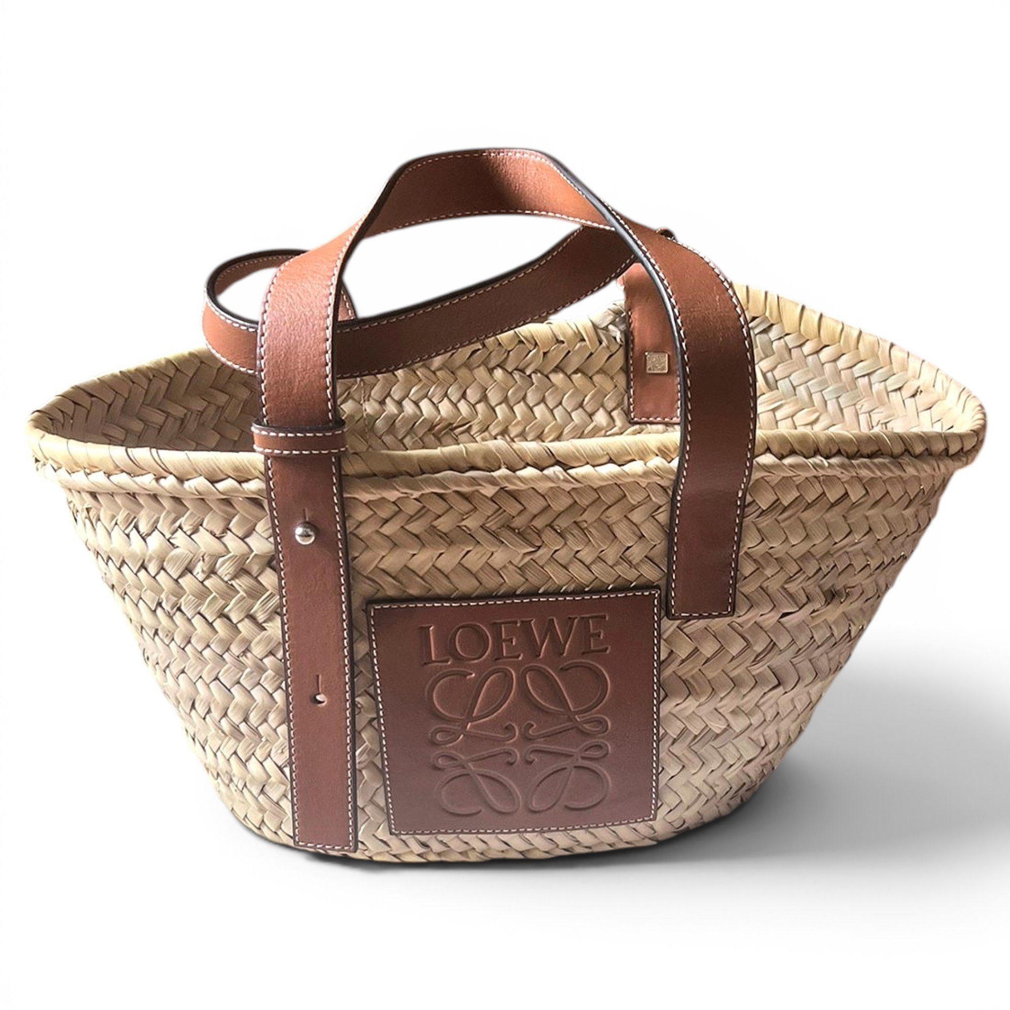 Basket Bag leather tote