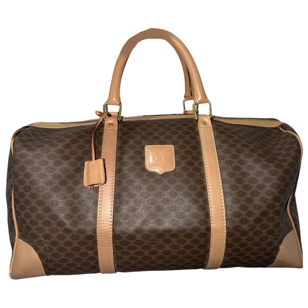 Leather travel bag
