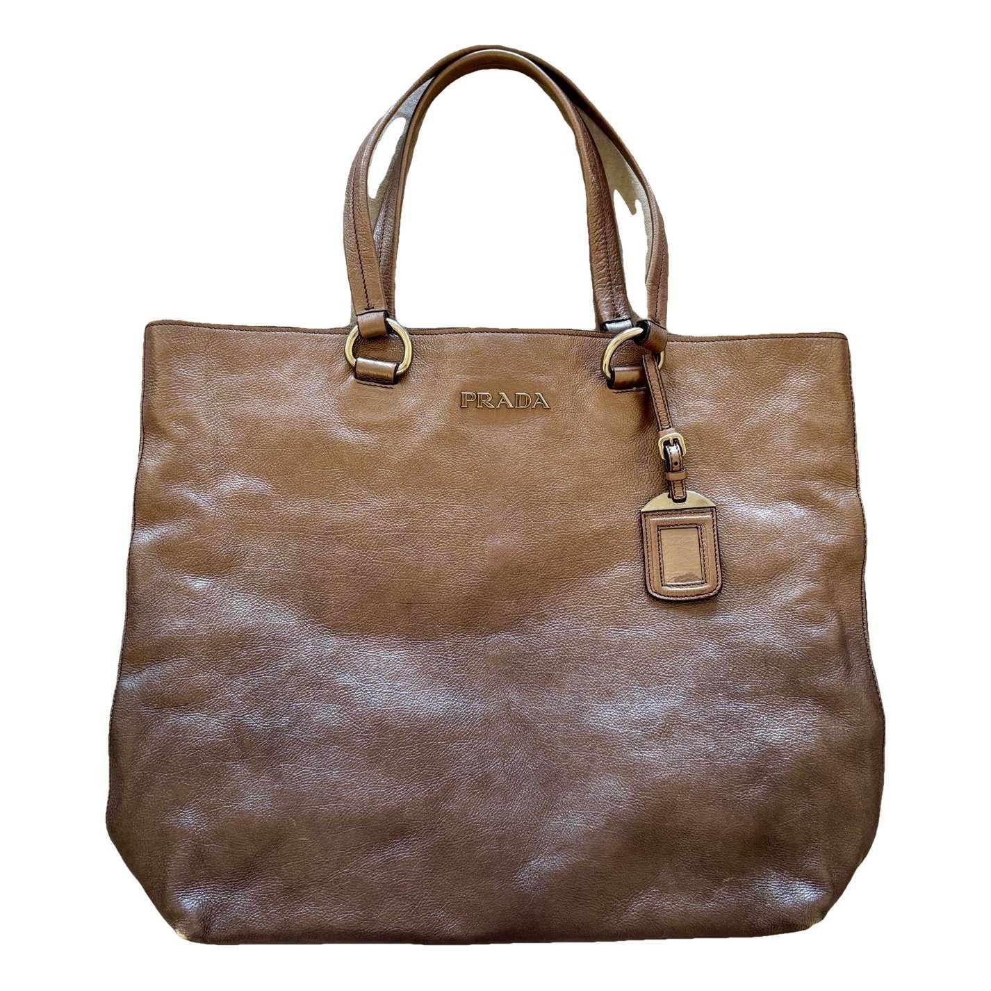 Leather tote