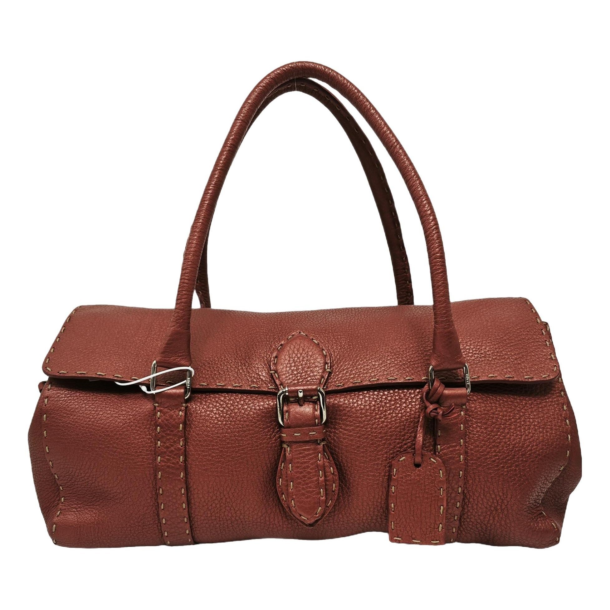 Leather handbag