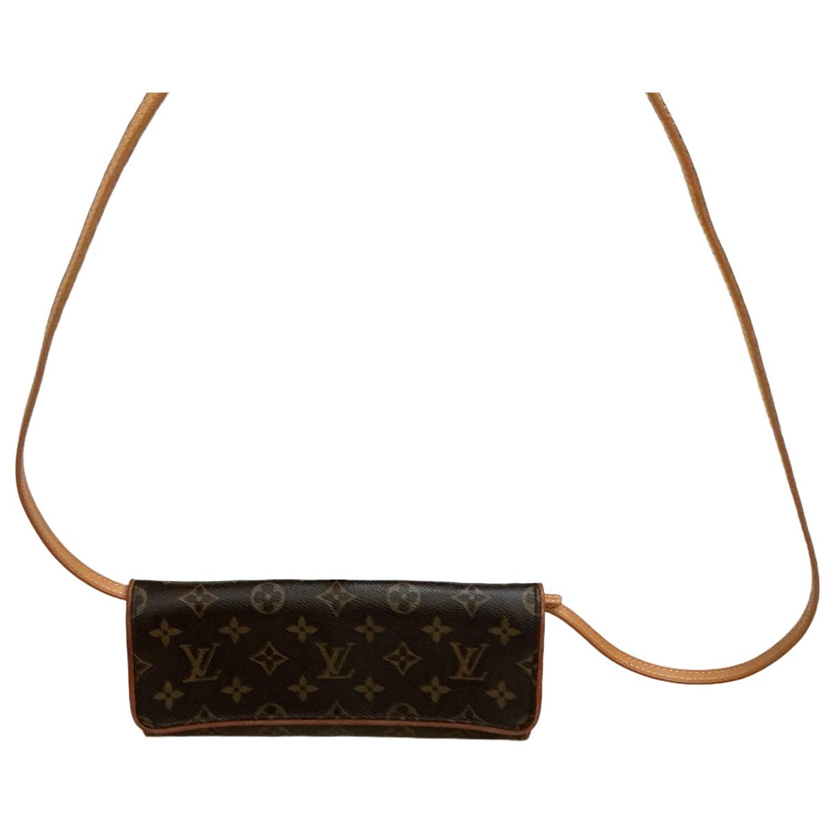 Twin leather crossbody bag
