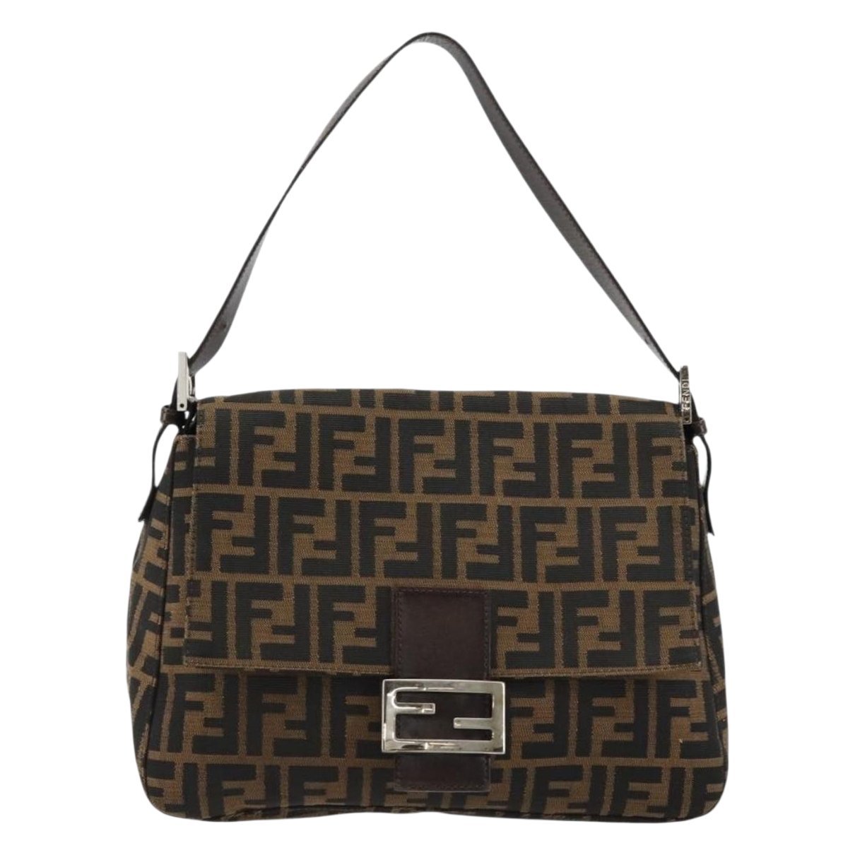 Fendi Mamma Baguette leather handbag