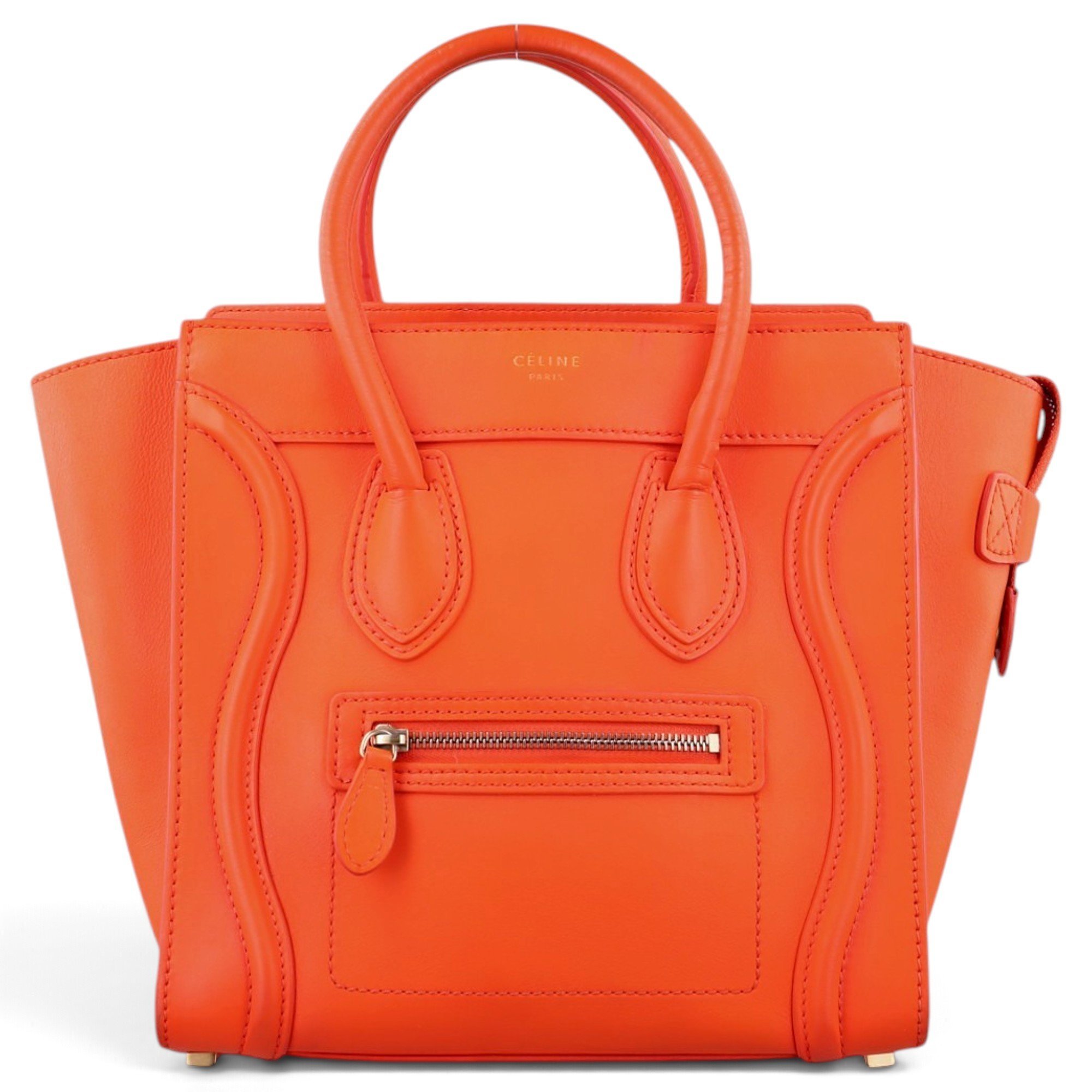 Luggage leather handbag
