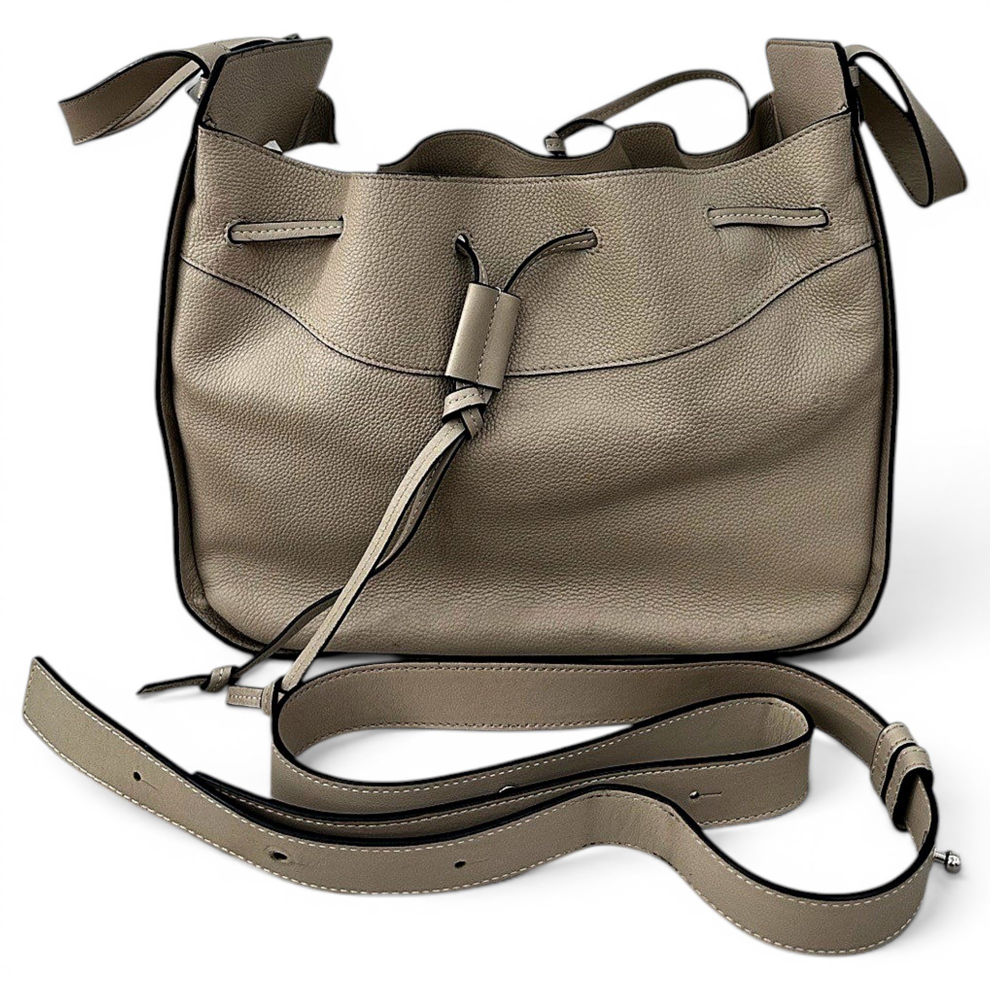 Hammock leather handbag