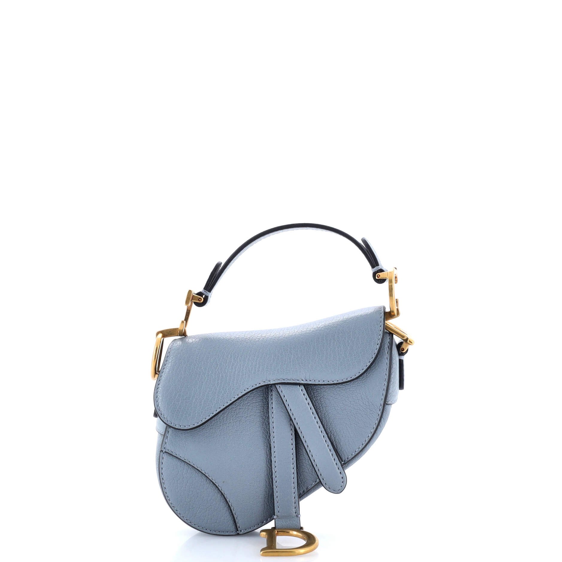 Dior Saddle Handbag Leather Micro