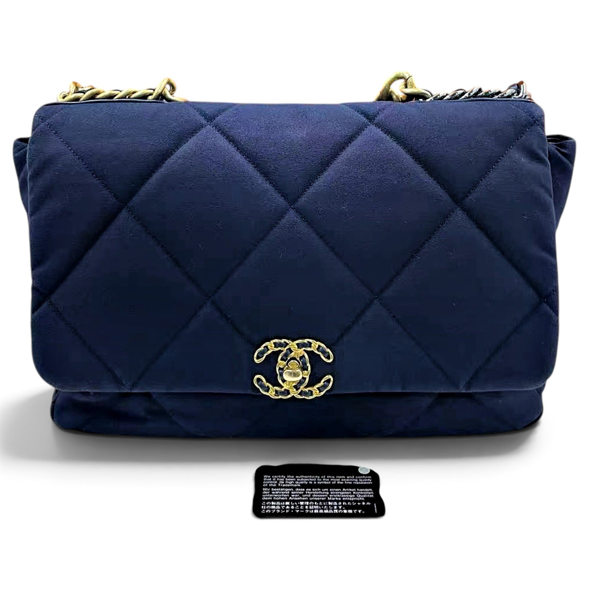 Chanel 19 cloth handbag