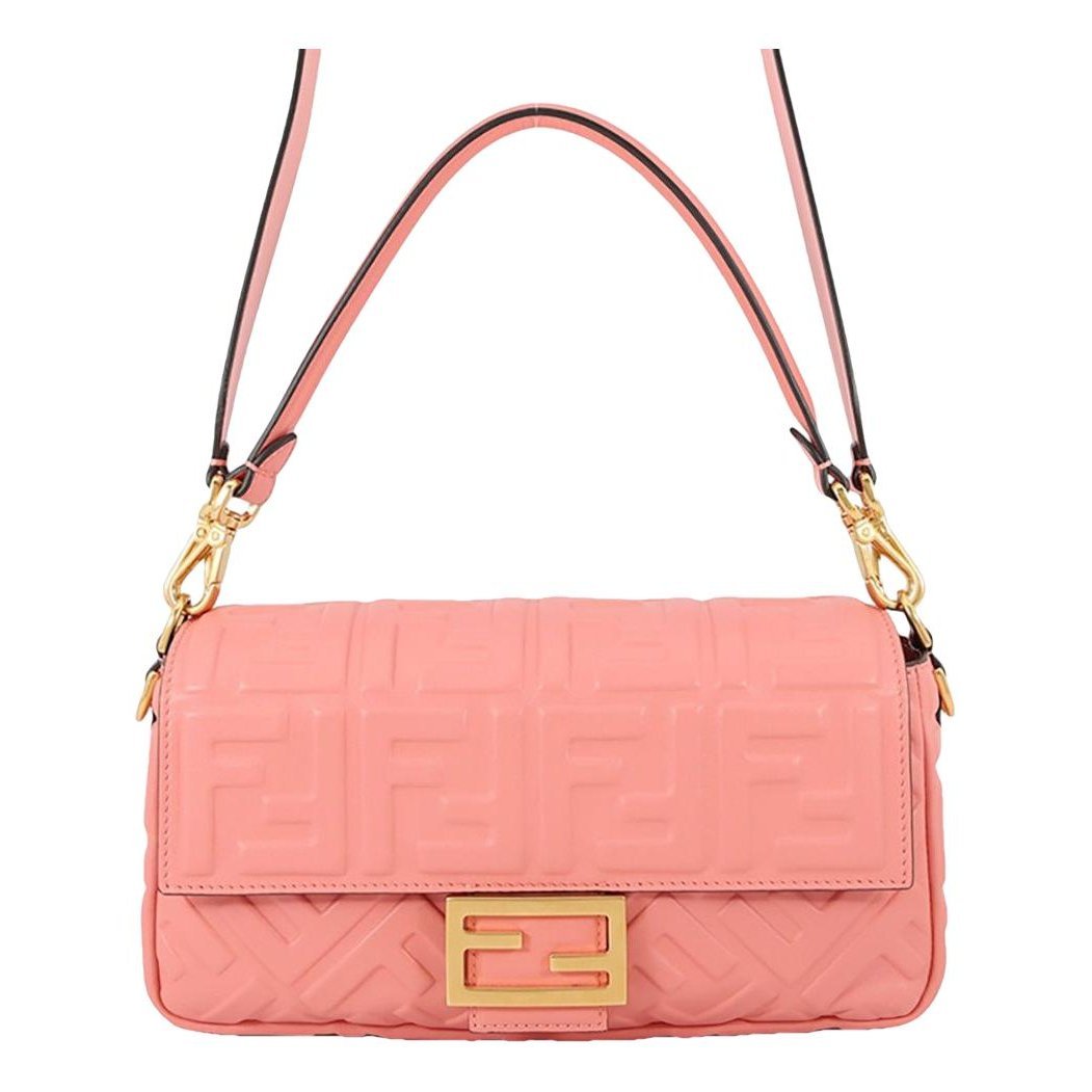 Pocket leather handbag