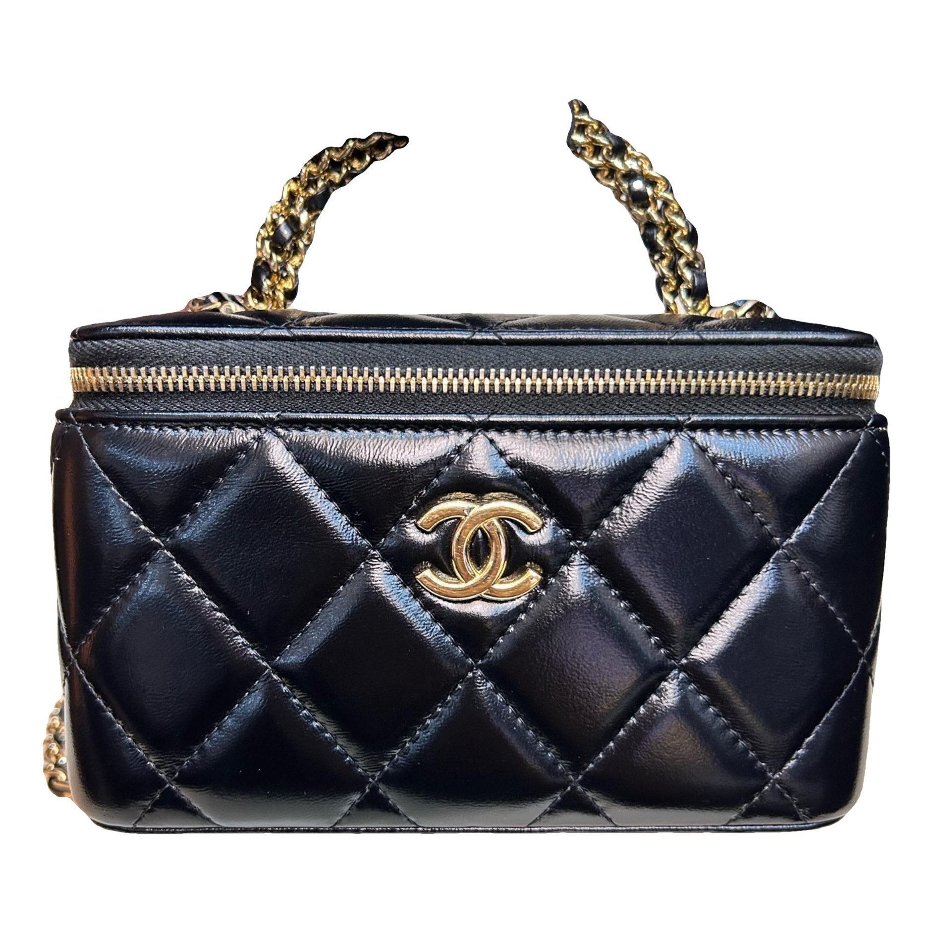Trendy CC Vanity leather handbag