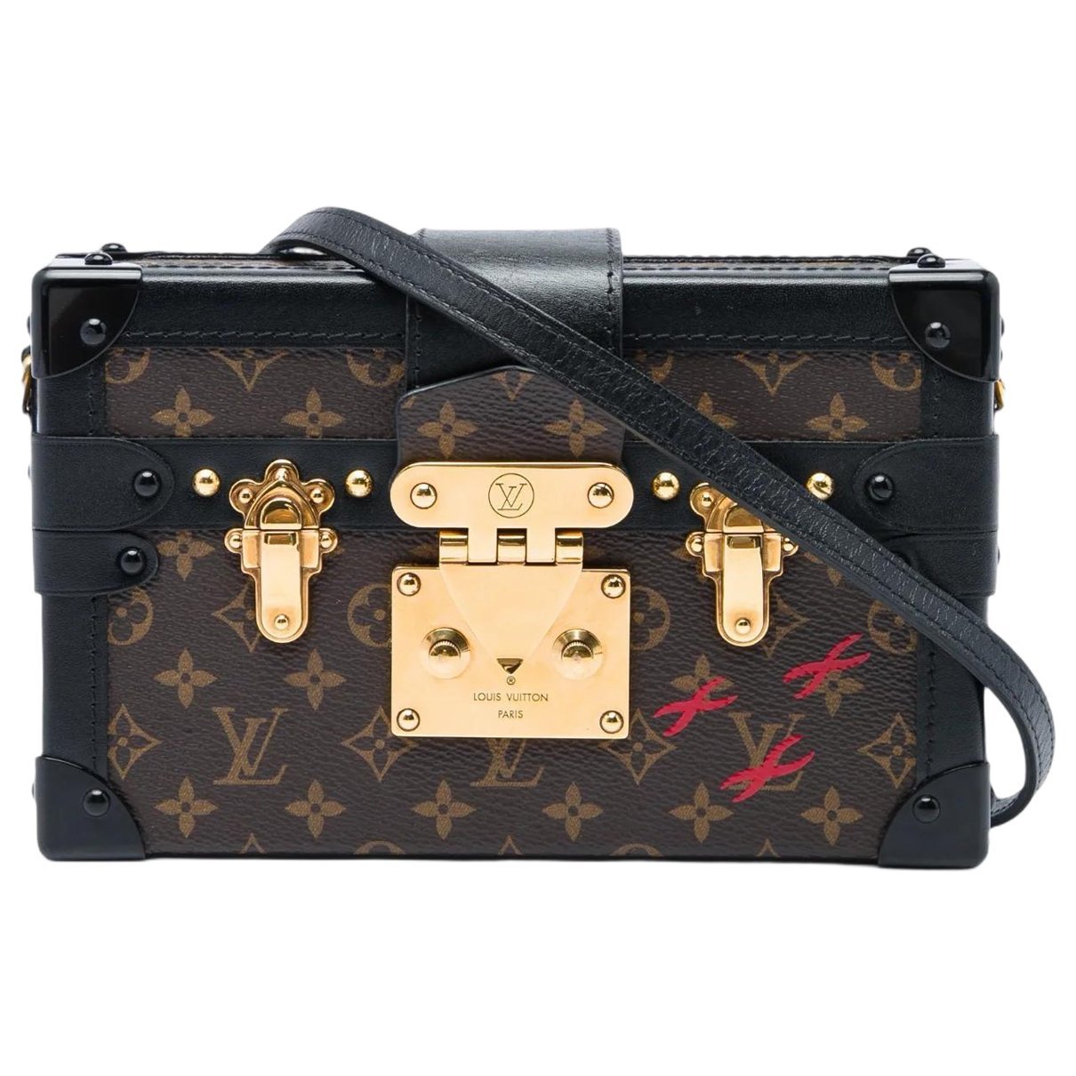 Petite Malle cloth crossbody bag