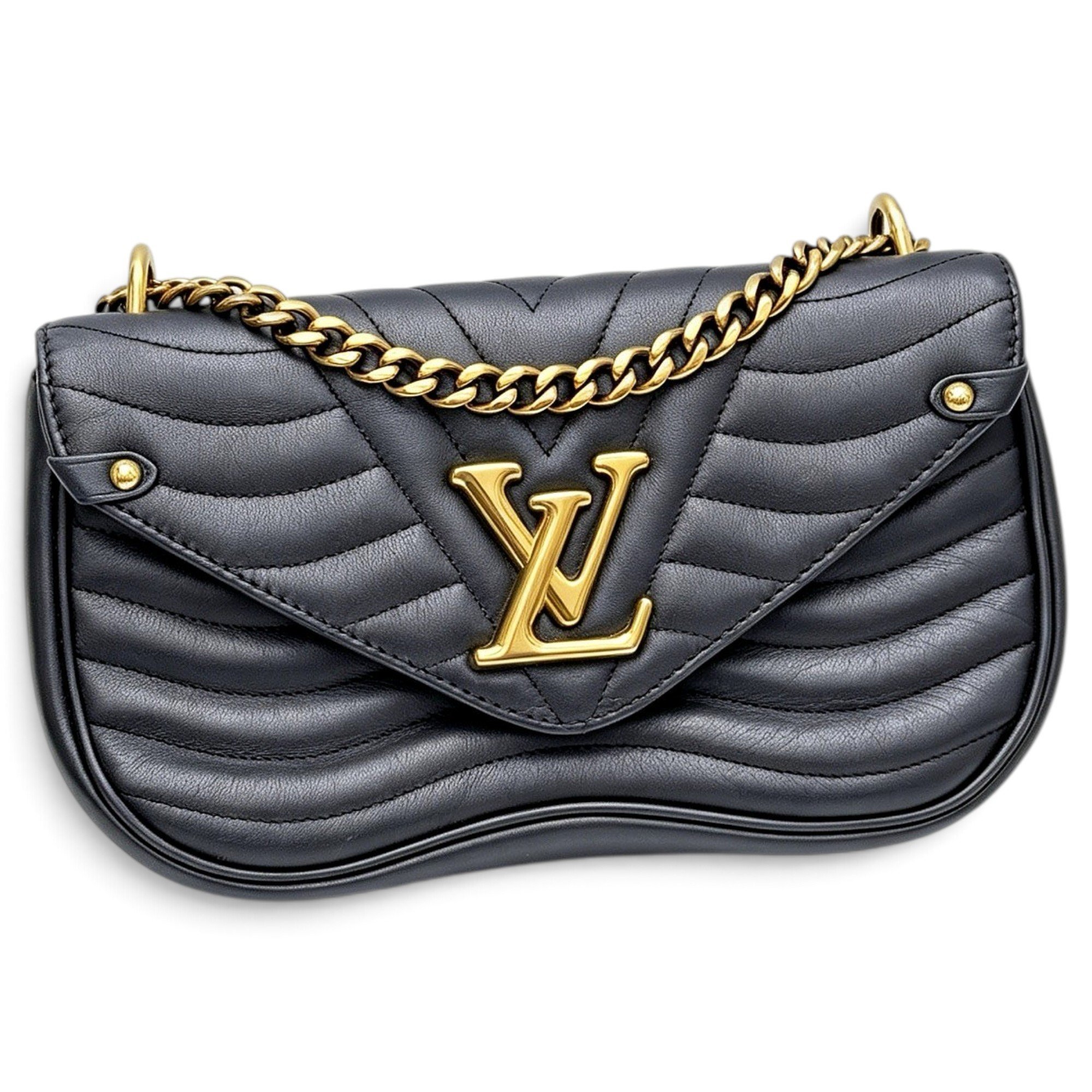 New Wave leather handbag