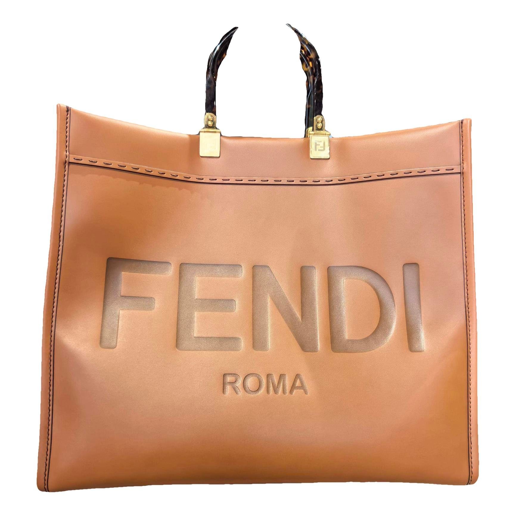 Sunshine leather tote