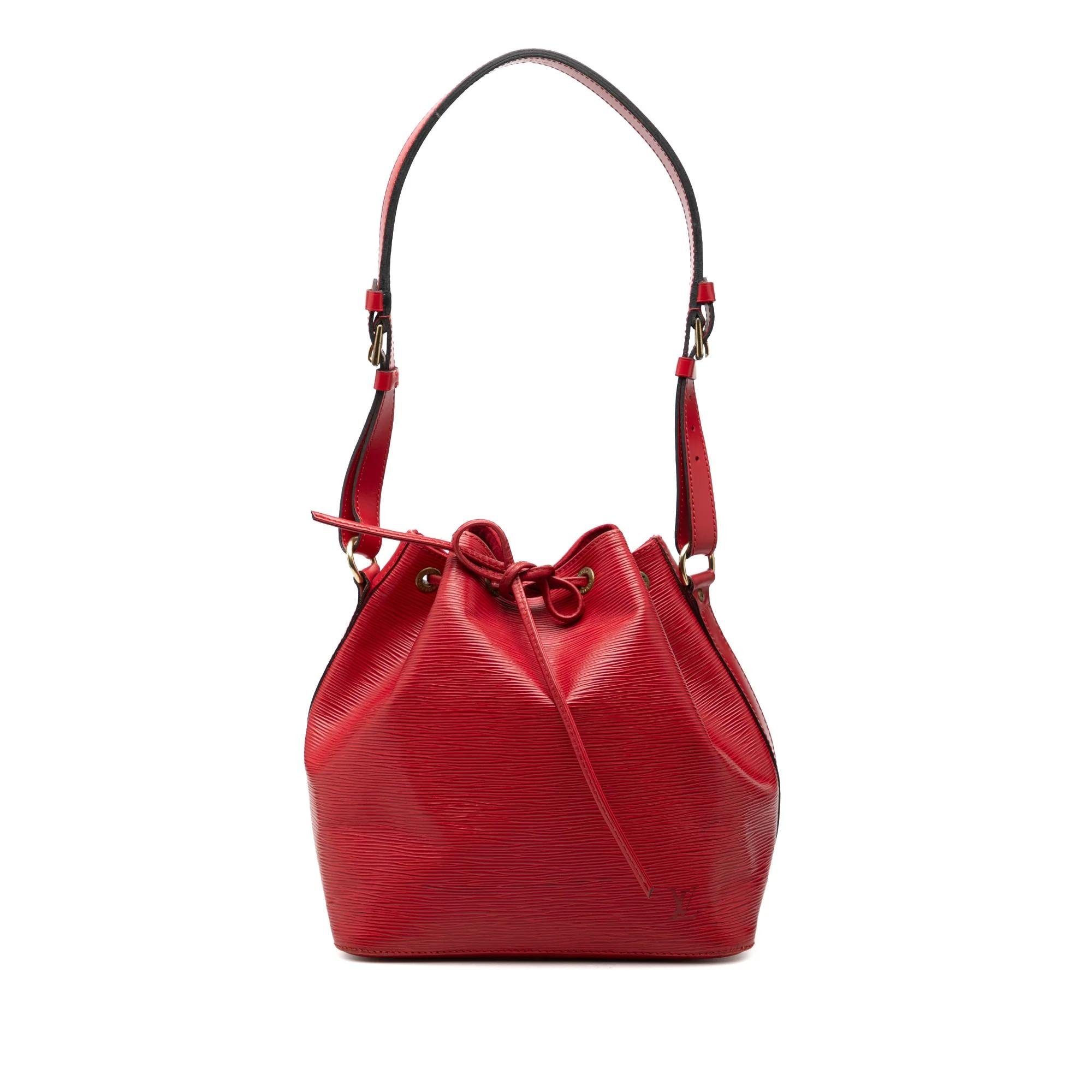 Bucket leather tote