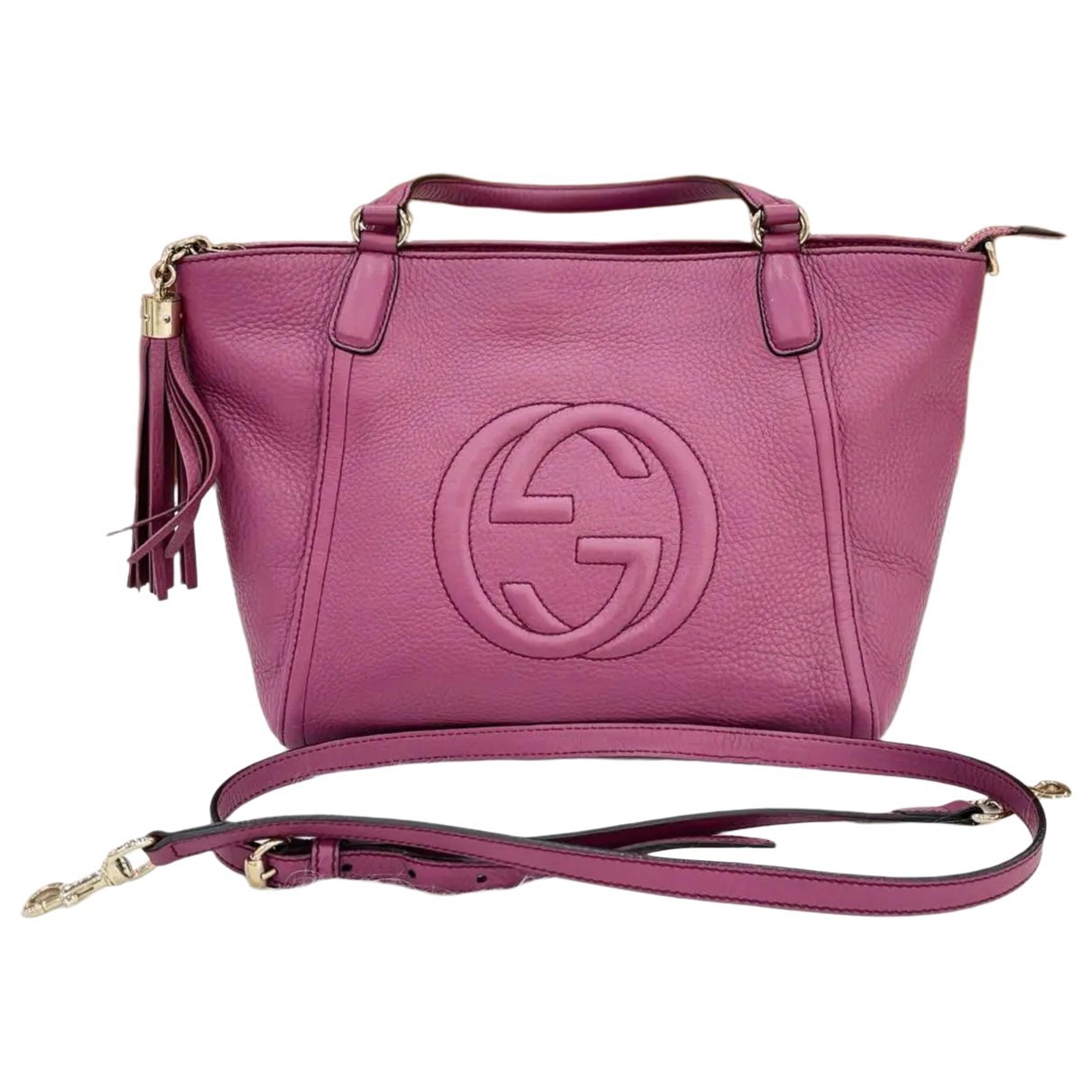 Soho Top Handle leather handbag