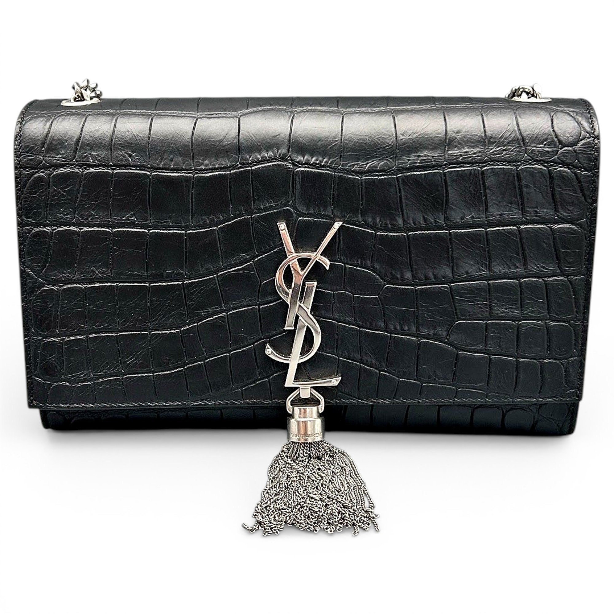 Pompom Kate leather handbag