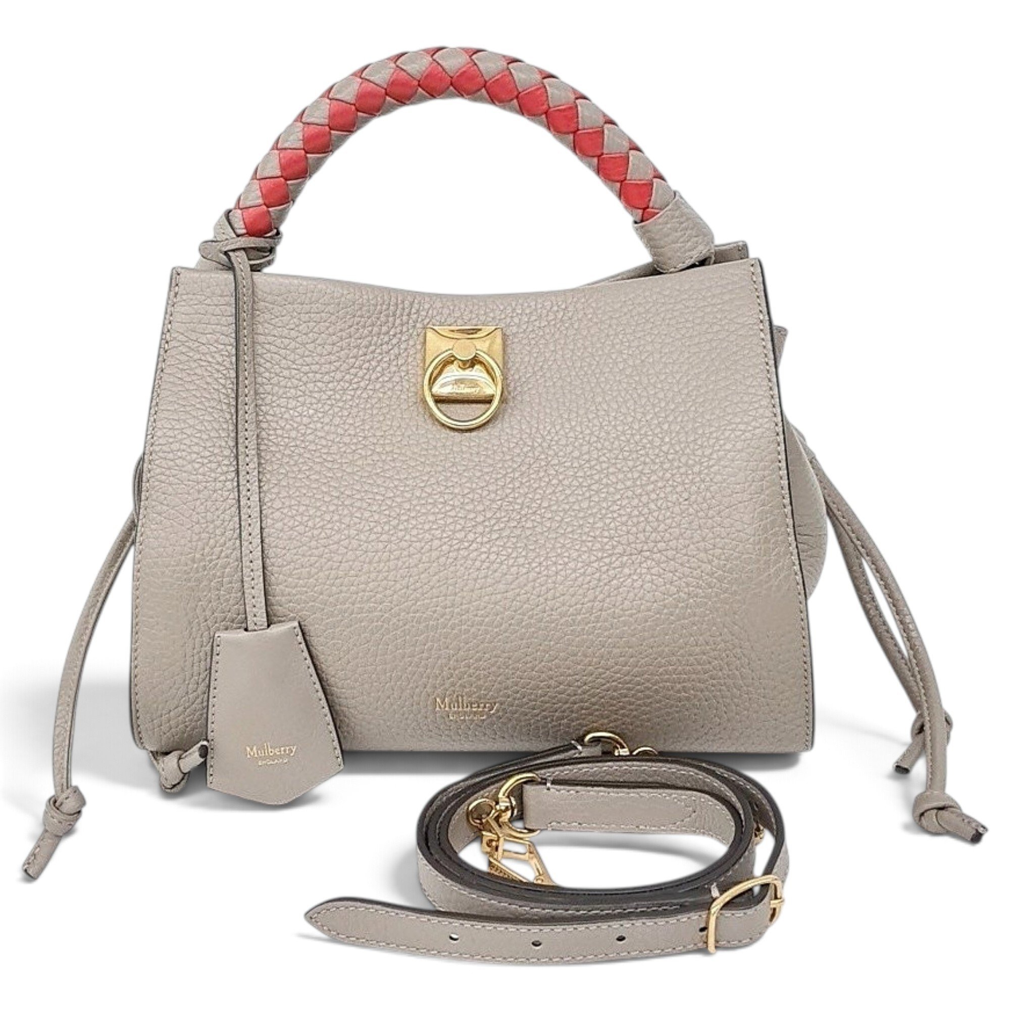 Iris leather tote