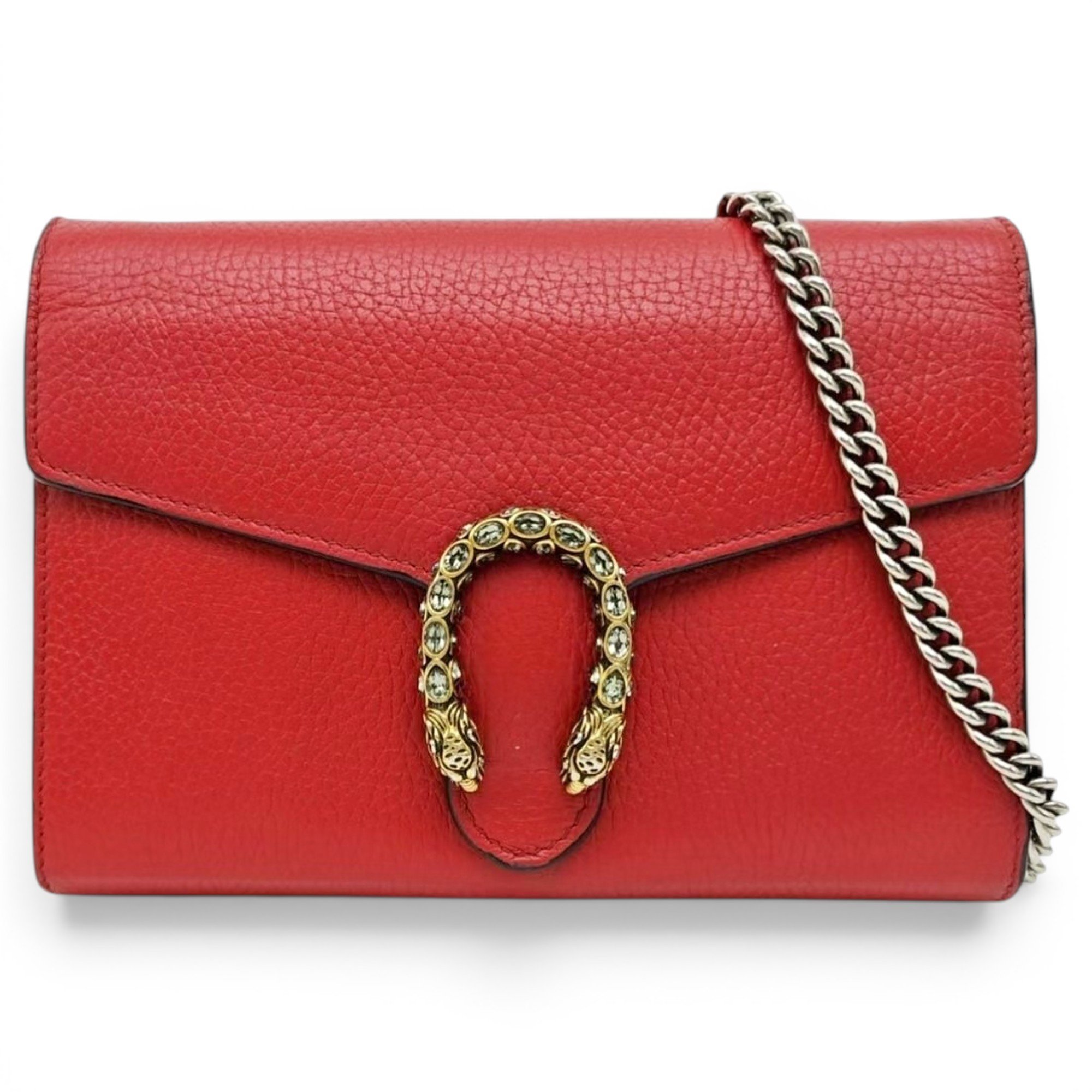 Dionysus Chain Wallet leather handbag