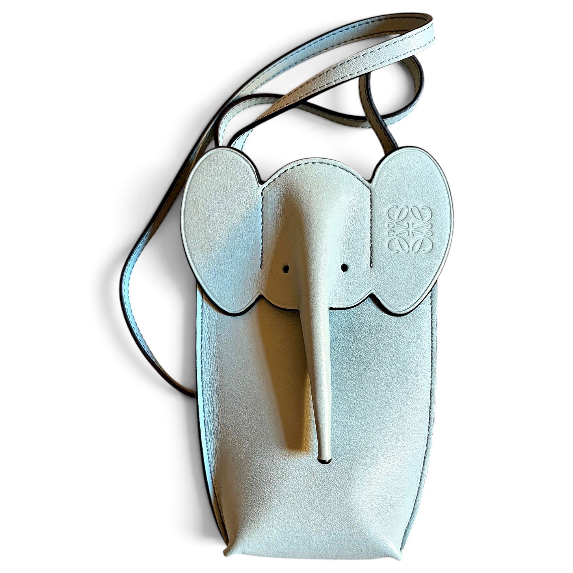 Animals leather handbag
