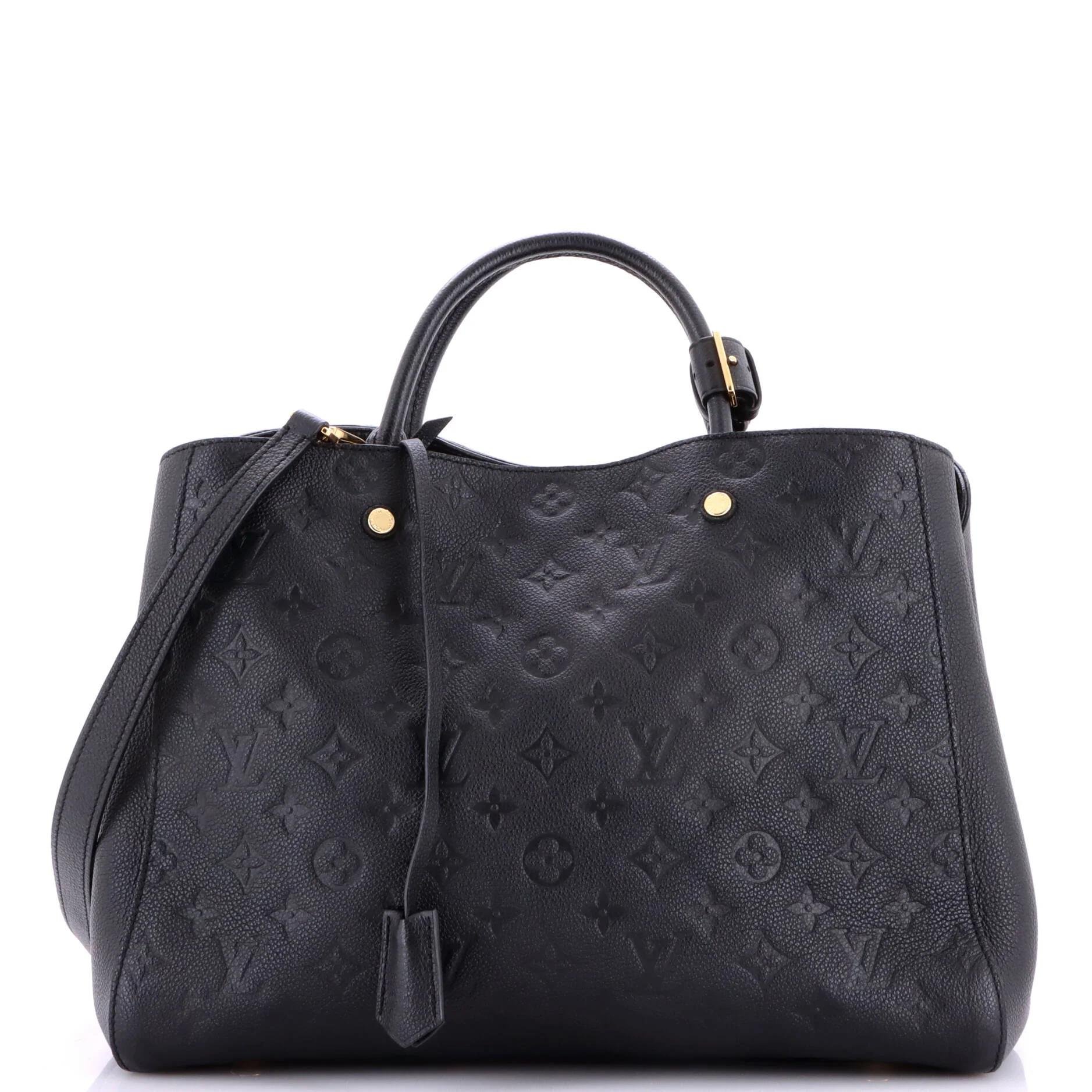 Leather tote