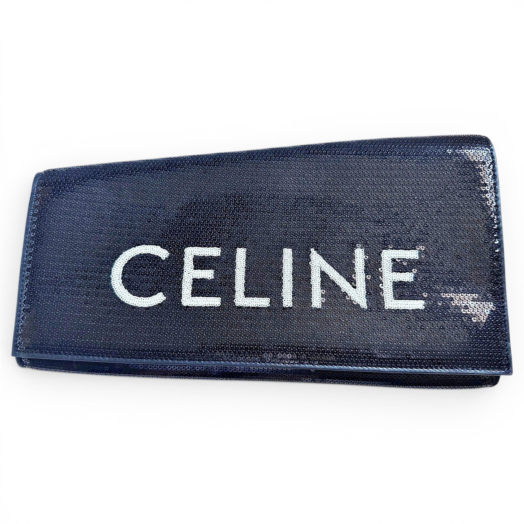 Glitter clutch bag