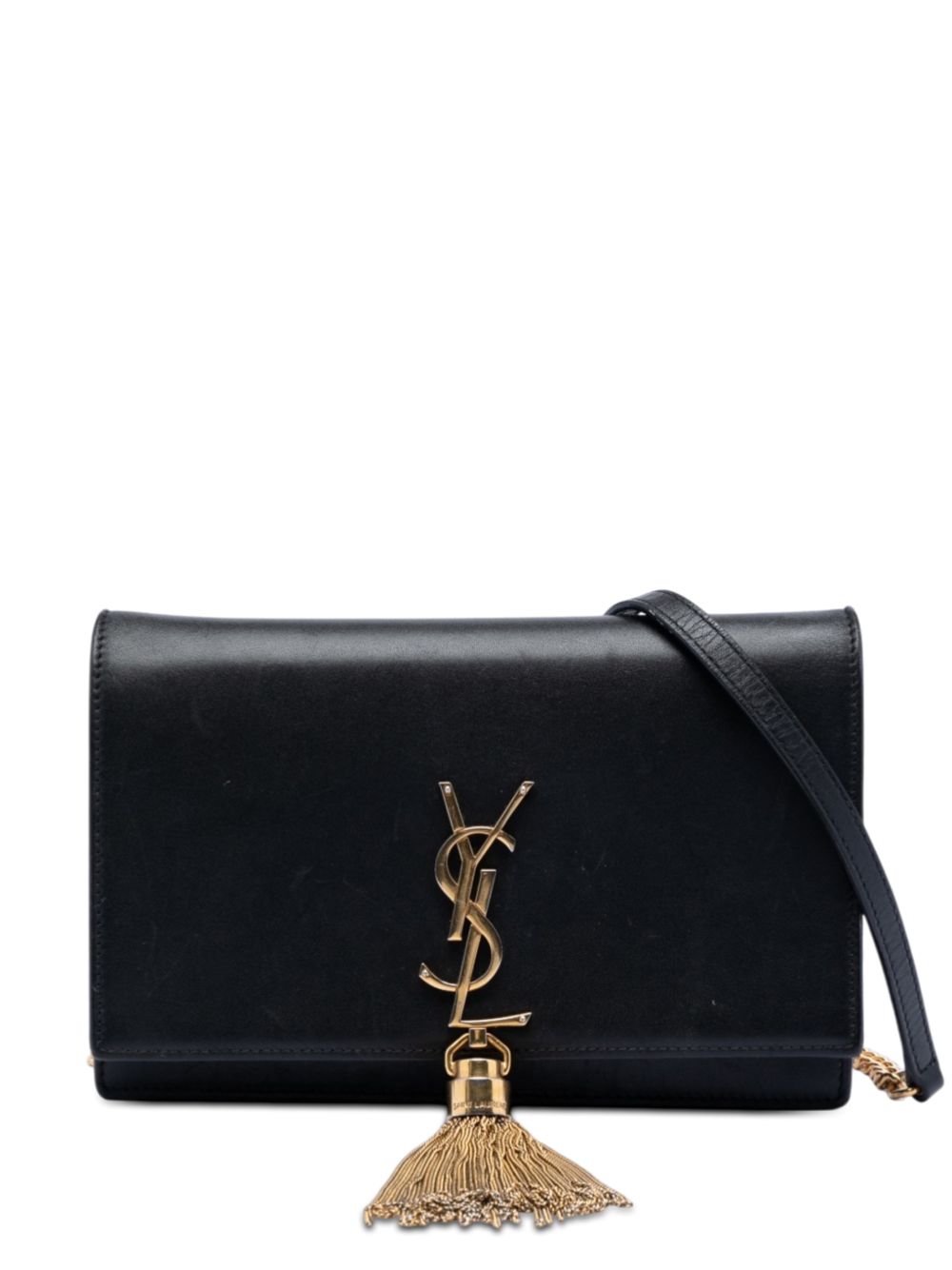 2017 Smooth Calfskin Monogram Kate Tassel Chain Wallet crossbody bag
