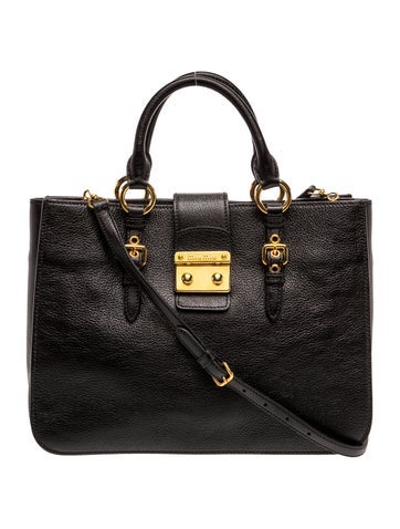 Leather Top Handle Bag