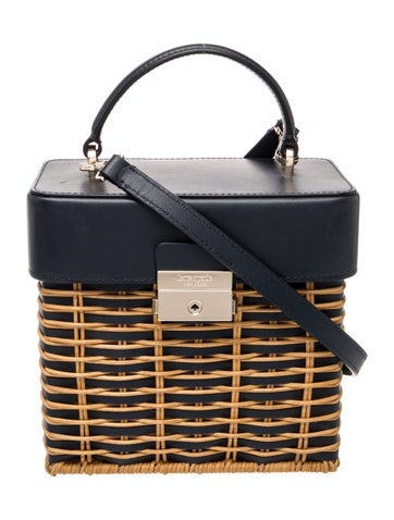 Straw Top Handle Bag